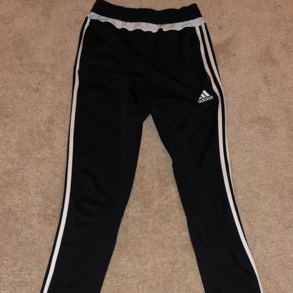 Black Adidas Sweat Pants.